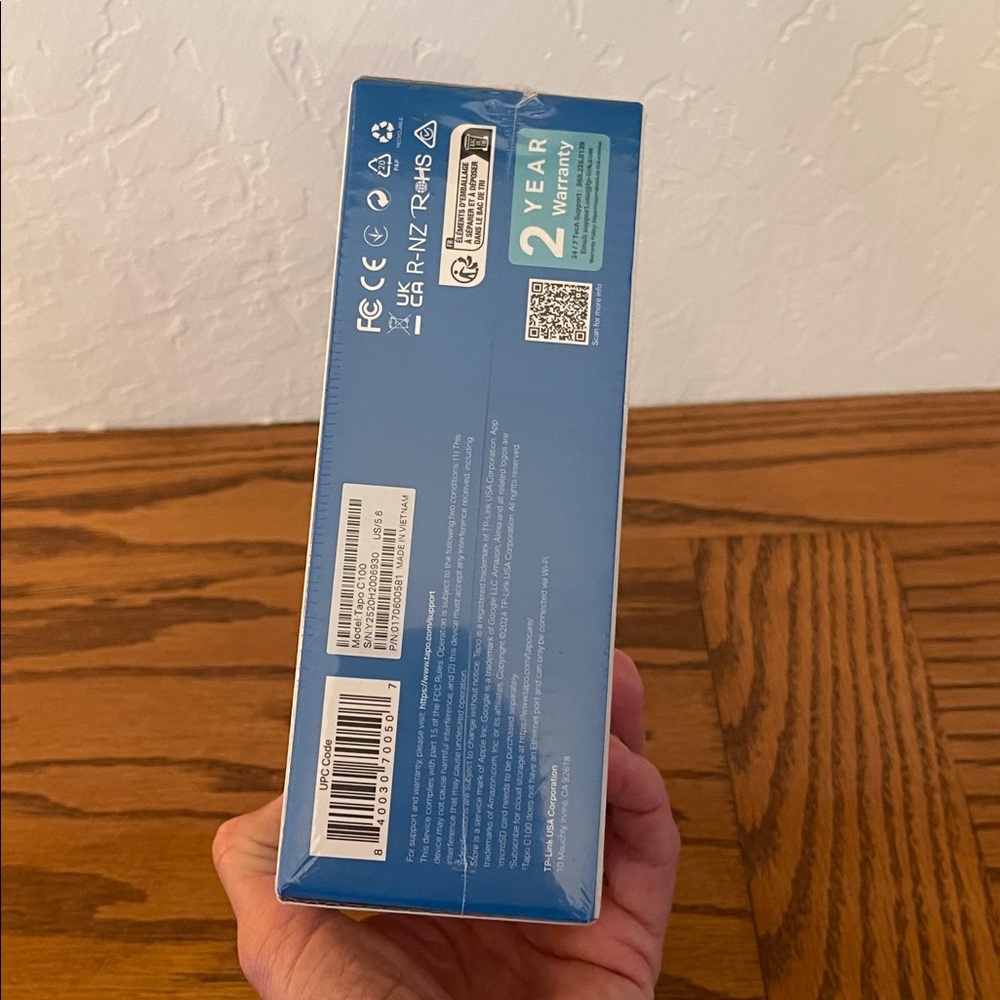 TP-Link Tapo Home Security Wi‑Fi Camera Box — Blue & White - Picture 5 of 5